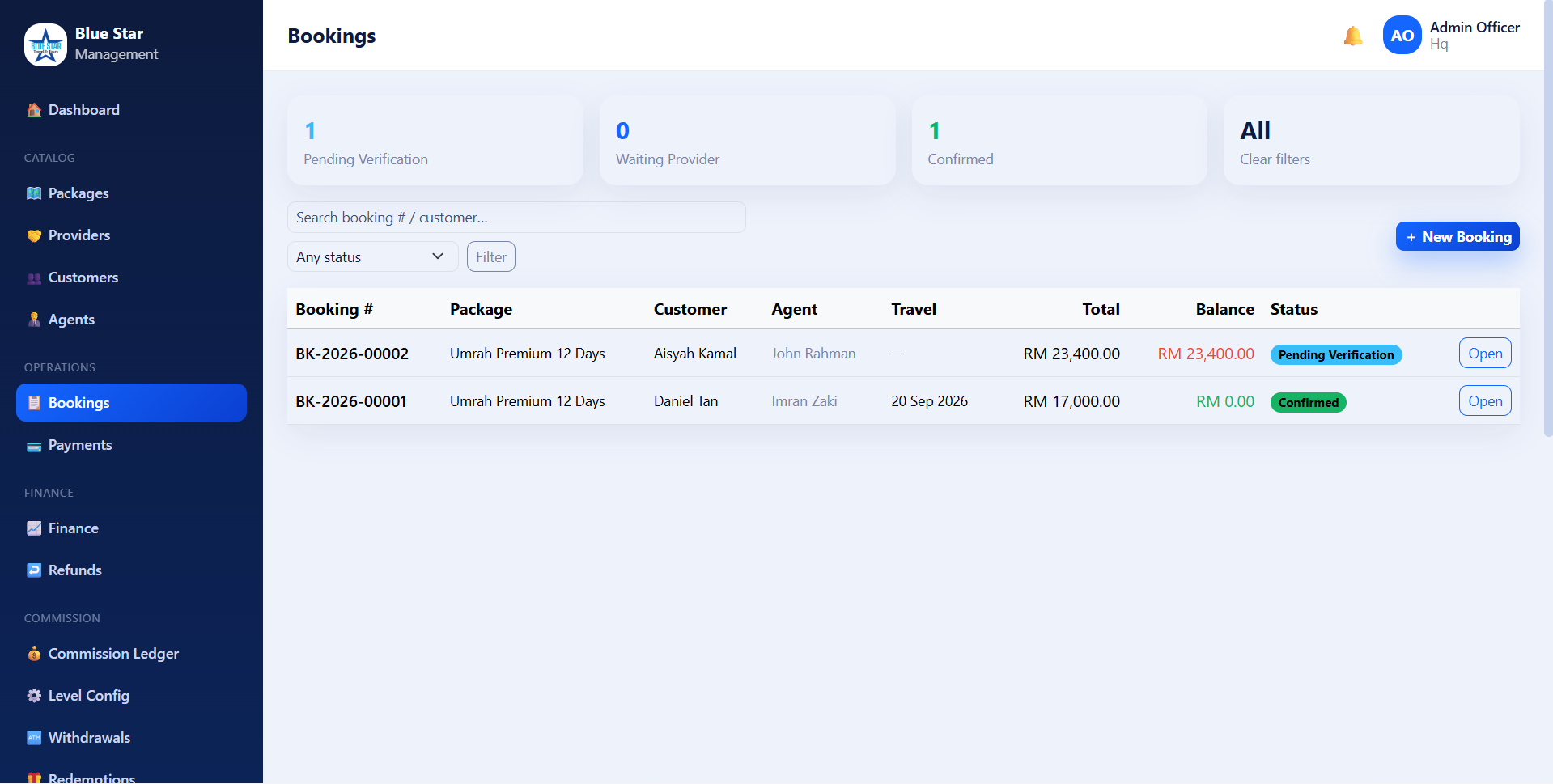Custom Travel Agent Management System — image 3